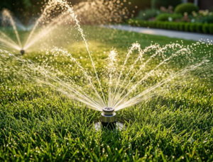 Signs of a hidden sprinkler system water leak